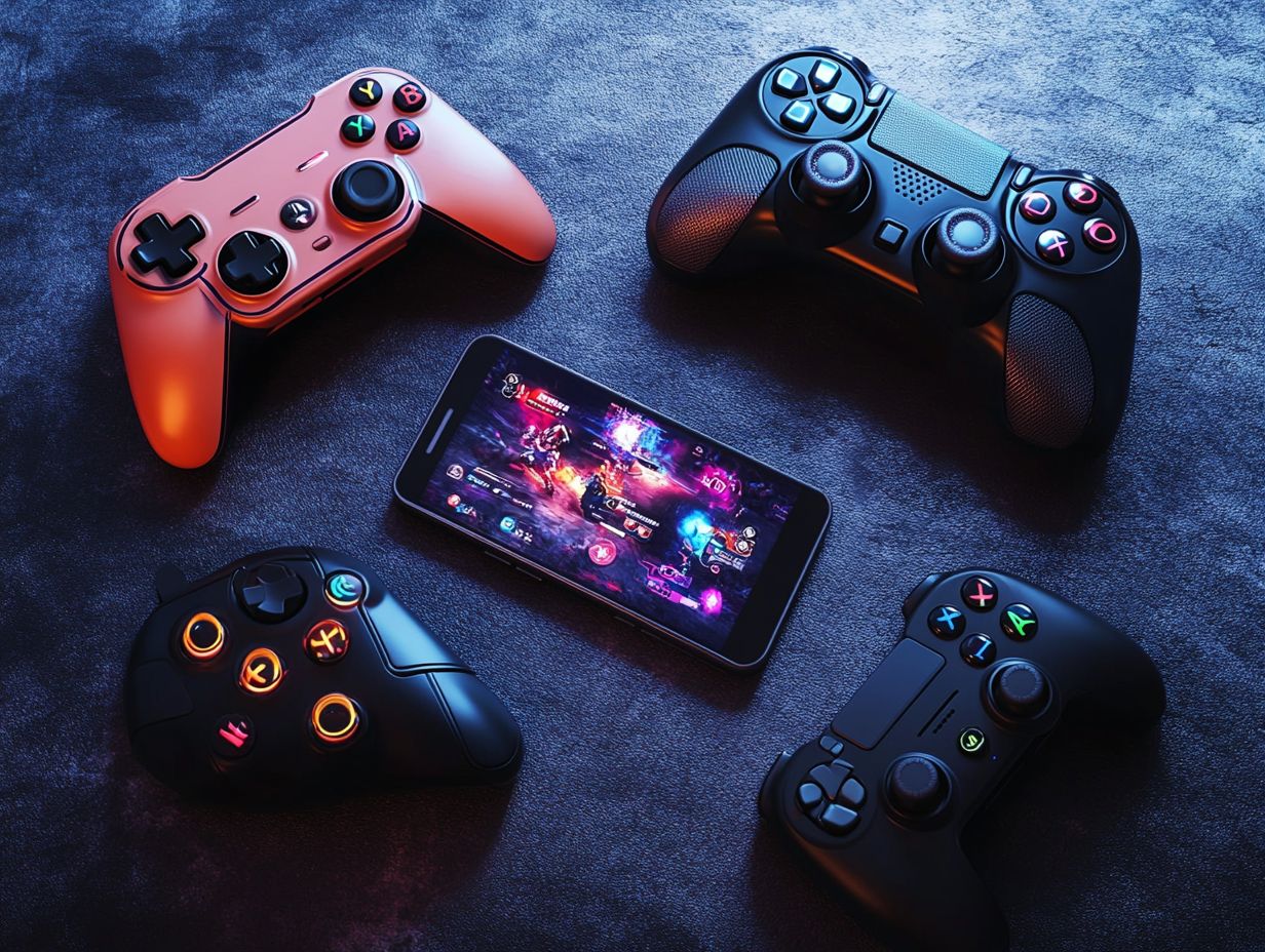 Infographic on choosing a controller for mobile esports