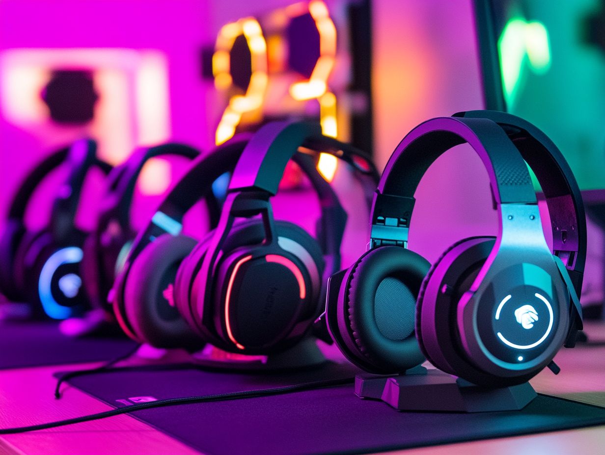 Gaming headsets customization options