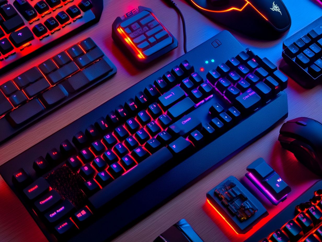 Image showing frequently asked questions about gaming keyboards