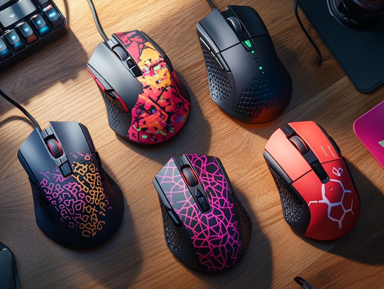 How Do These Gaming Mice Compare in Terms of Features and Performance?