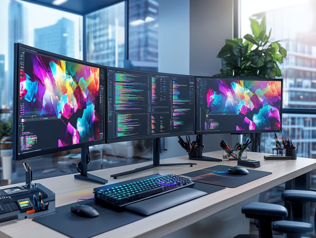 Pros and Cons of Top Gaming Monitors for Graphic Design