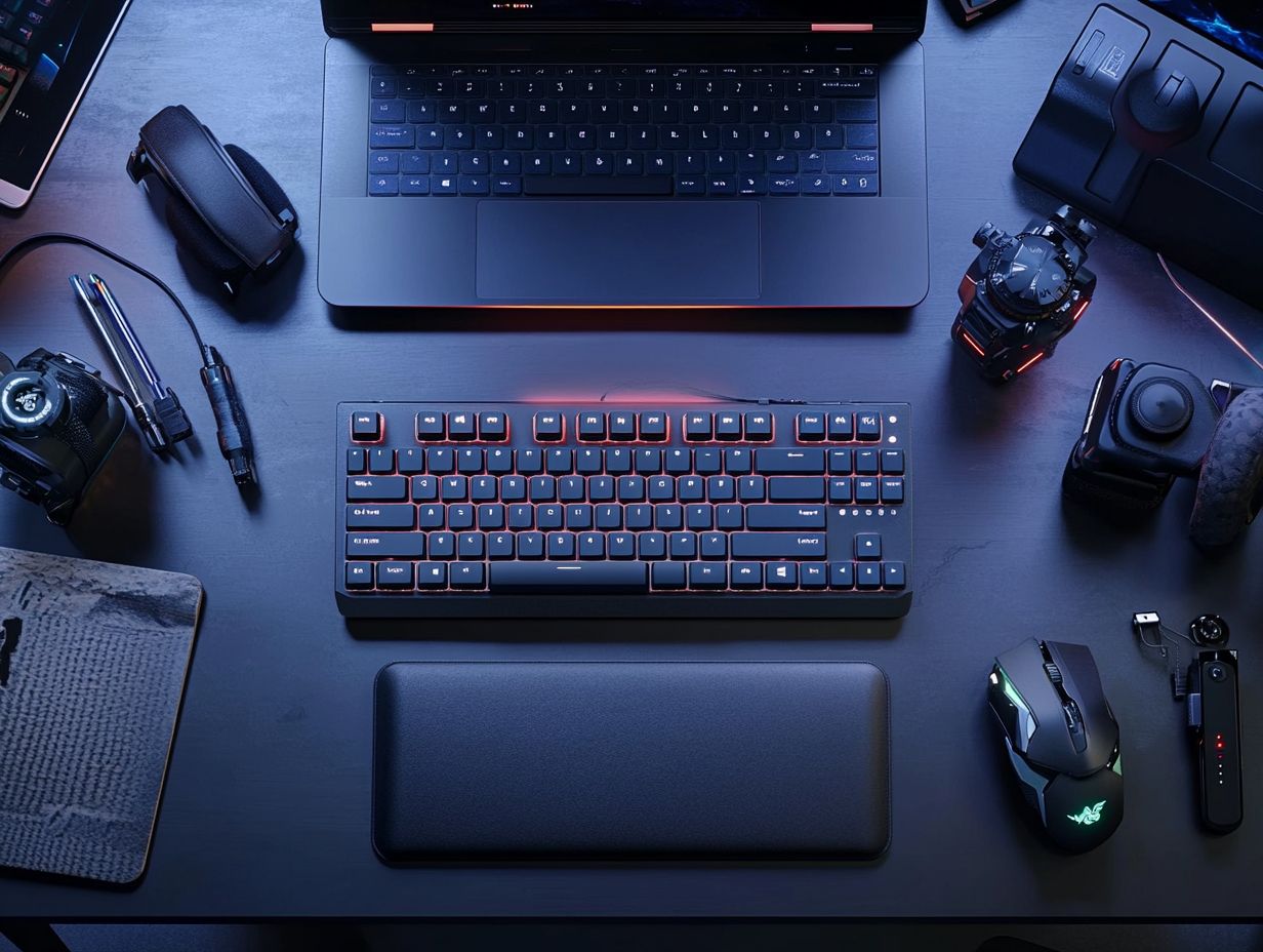 Image depicting Frequently Asked Questions about wireless gaming keyboards