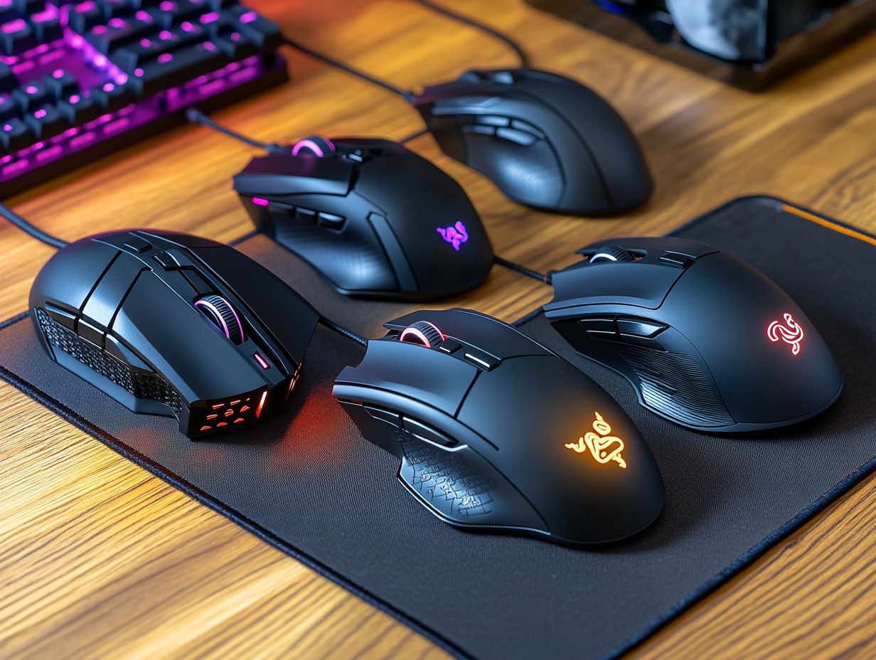 Overview of key features in budget gaming mice