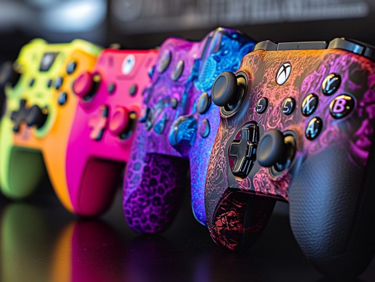 5 controllers with unique customization options