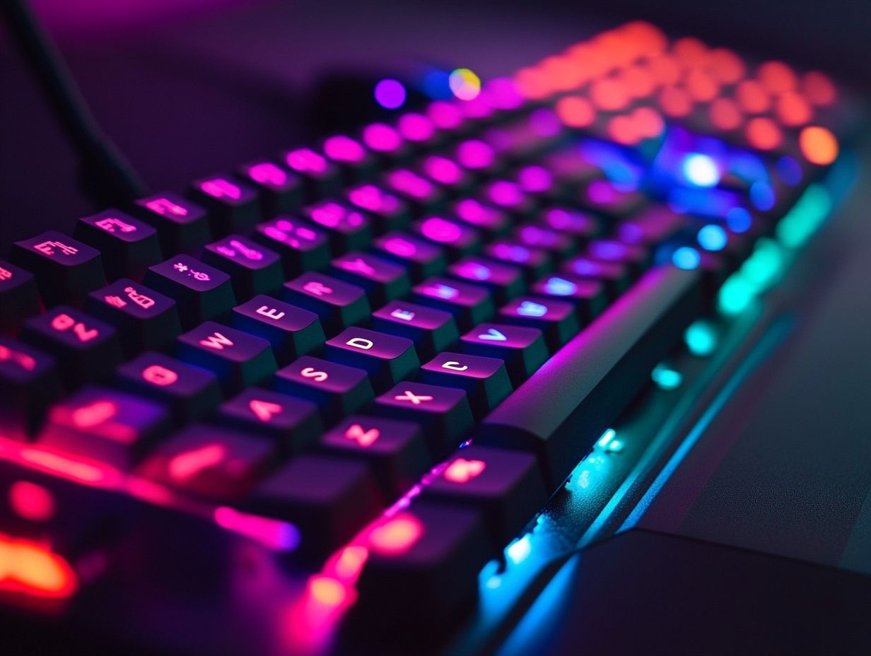 Summary of Key Gaming Keyboard Features