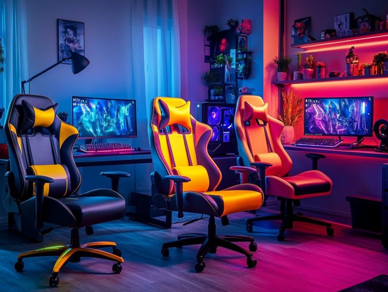 5 gaming chairs for streaming comfort