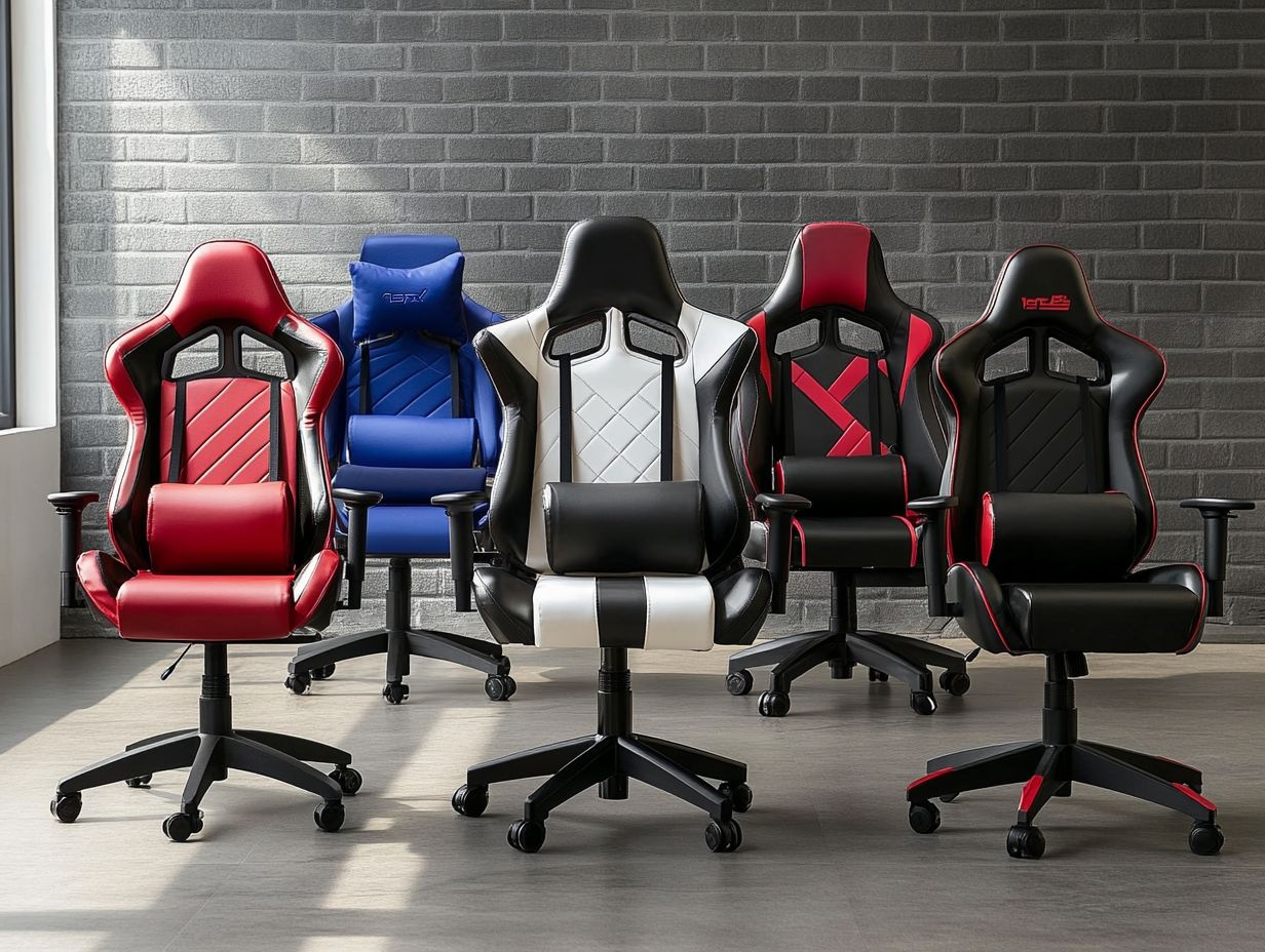 Gaming Chairs with Adjustable Armrests