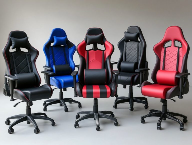 5 gaming chairs with warranty assurance