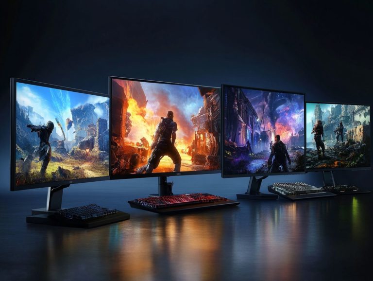 5 gaming monitors with the best color accuracy