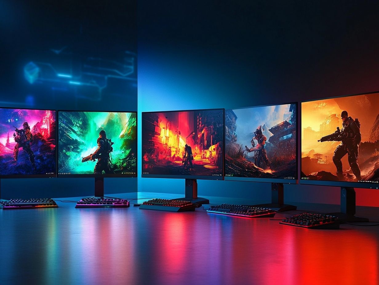 How Can One Choose the Right Gaming Monitor for Their Color Accuracy Needs?