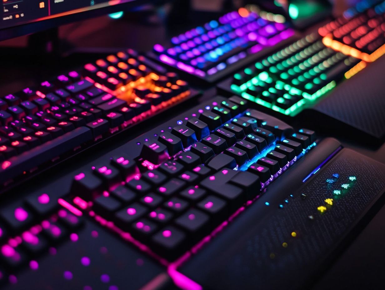 Descubre los beneficios de los teclados con perfiles de sonido para juegos.