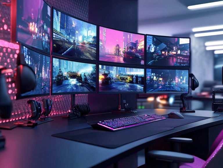 5 monitors for high-end gaming pcs