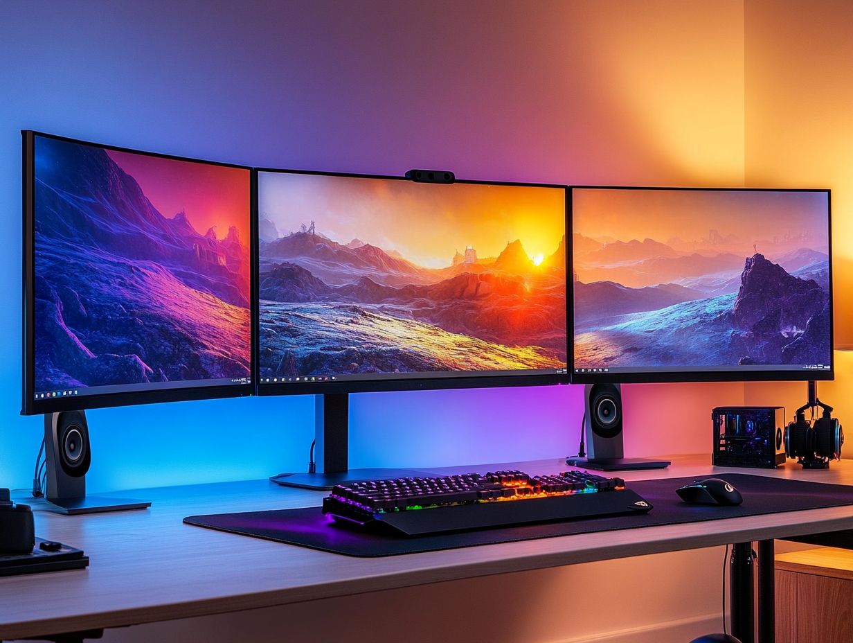 Key Takeaways of the Best Gaming Monitors with Built-in Speakers