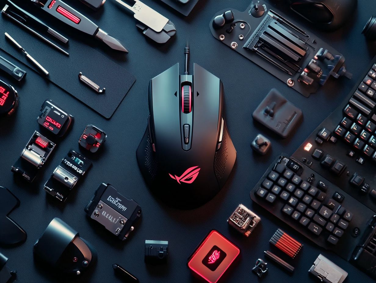 A gamer selecting the right gaming mouse.