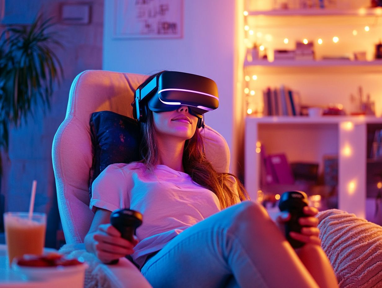 Image showing frequently asked questions about VR gaming