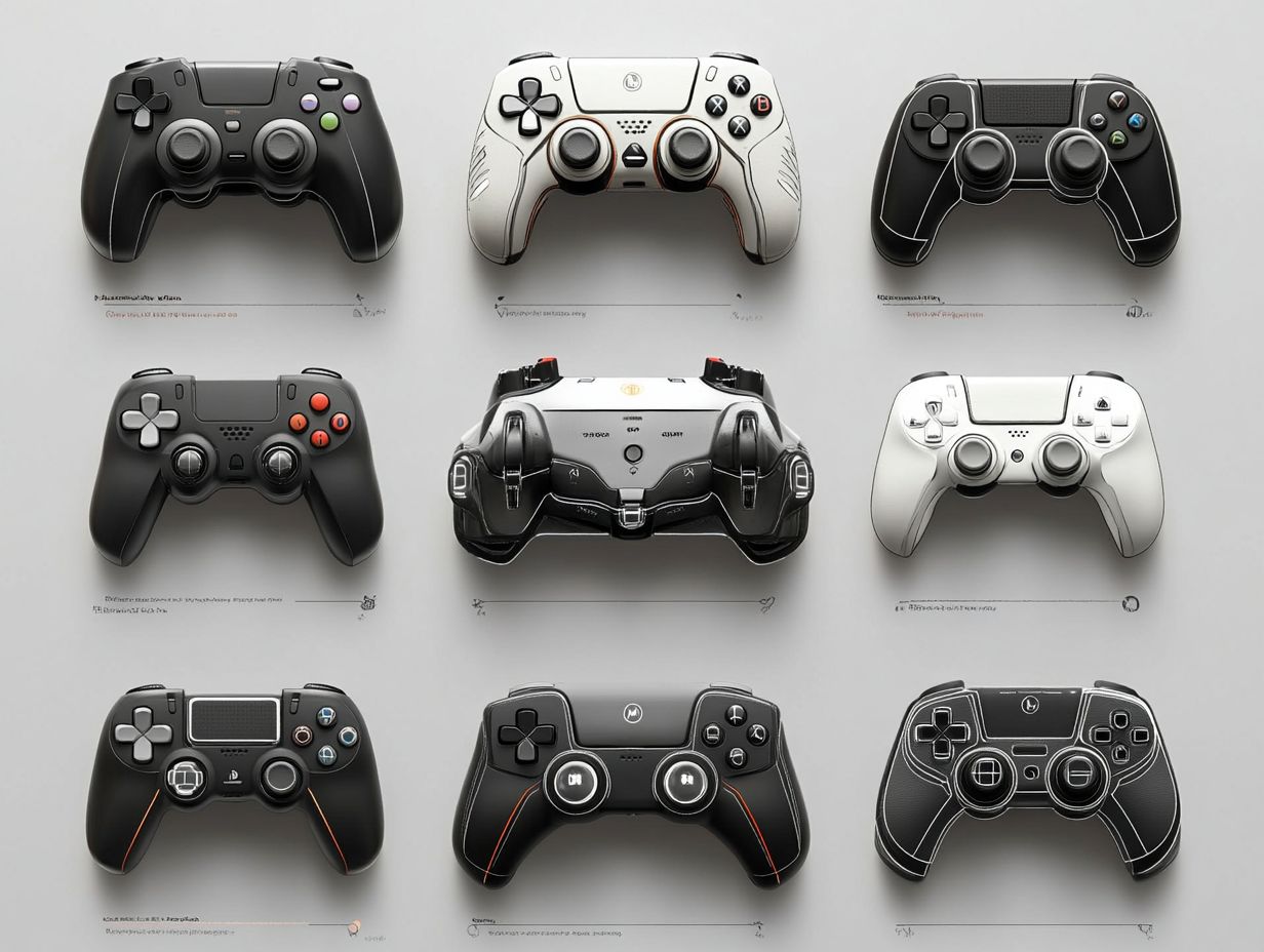 Comparison of Gamepad Layouts