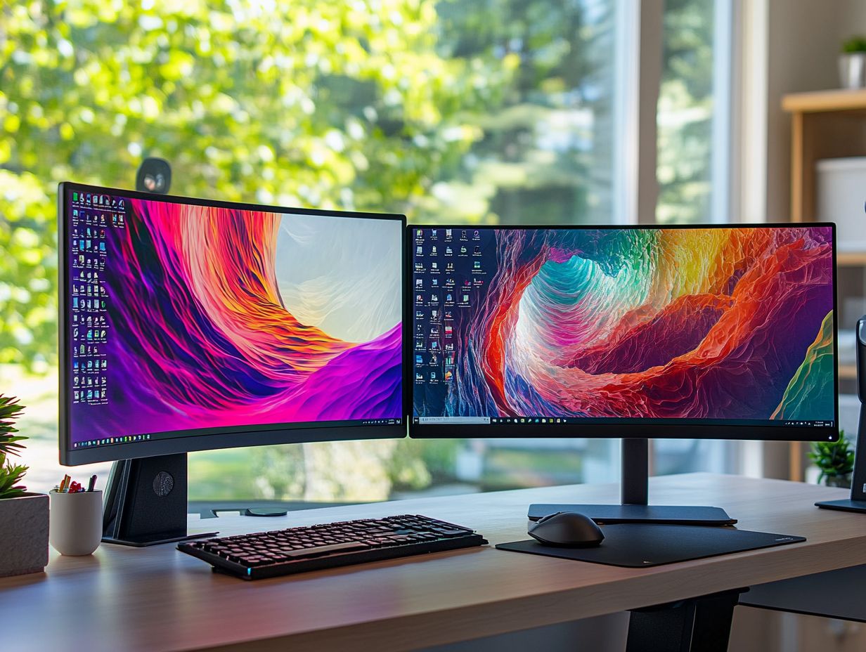 Factors to Consider When Choosing Between Curved and Flat Monitors