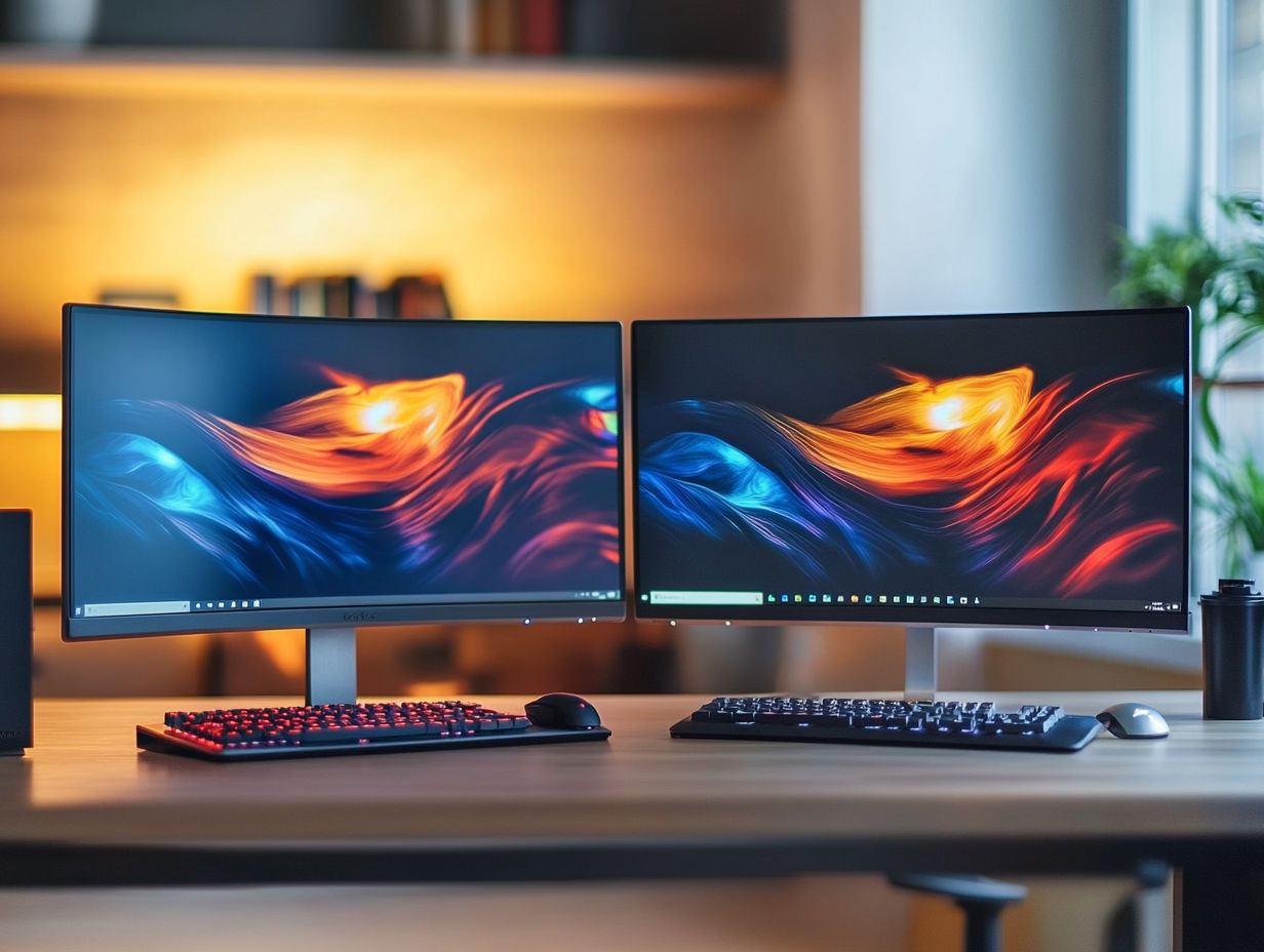 Comparison of Advantages: Flat vs. Curved Monitors