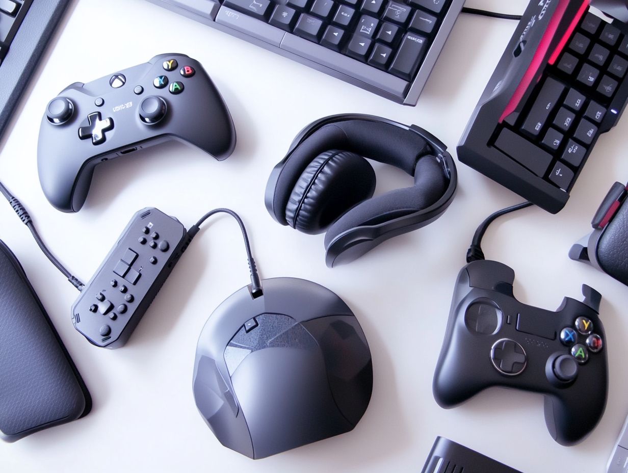 A gaming mouse and keyboard set, essential for gamers