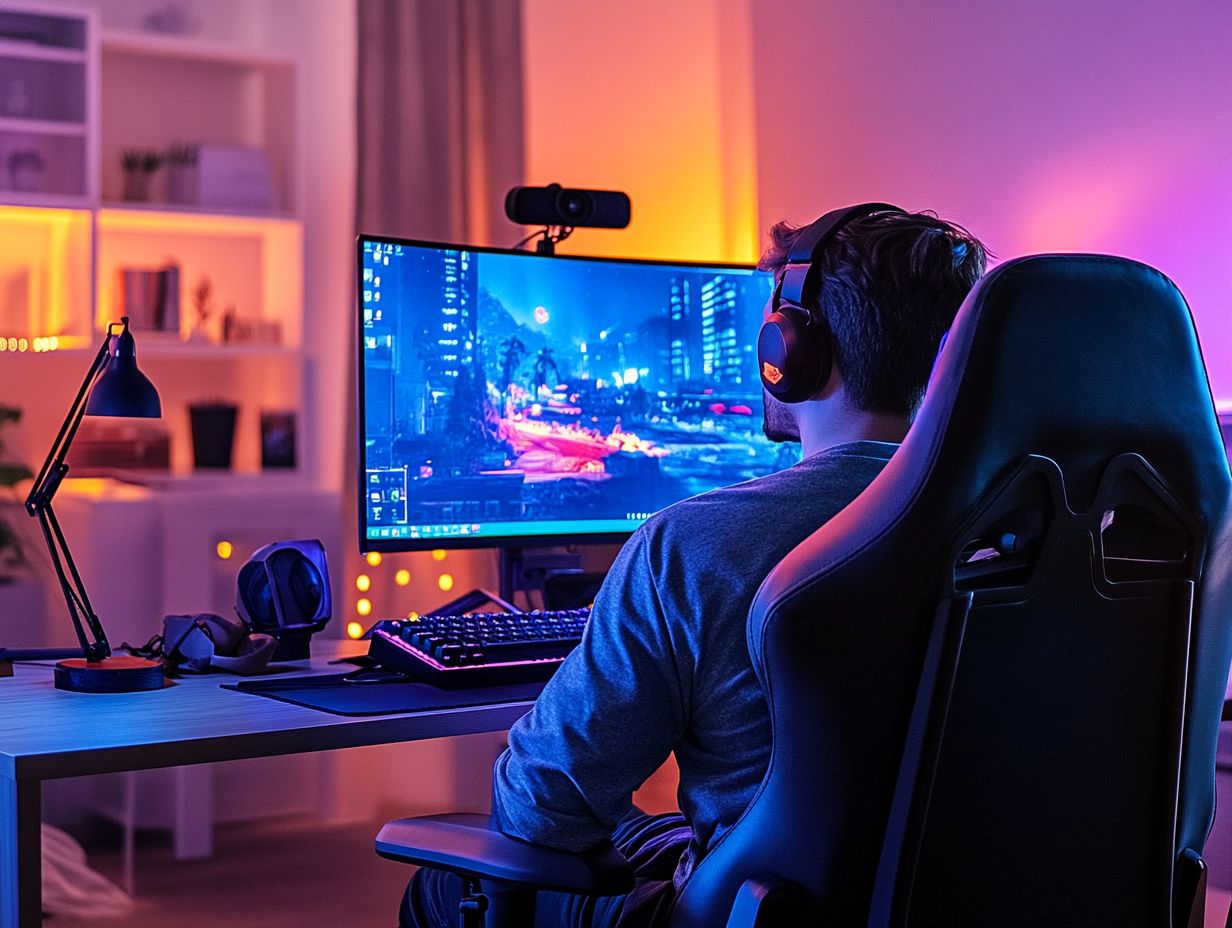 Gaming chairs provide comfort and support for gamers