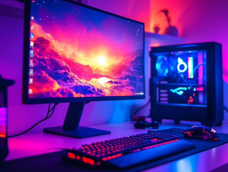 how to choose a monitor for your gaming setup