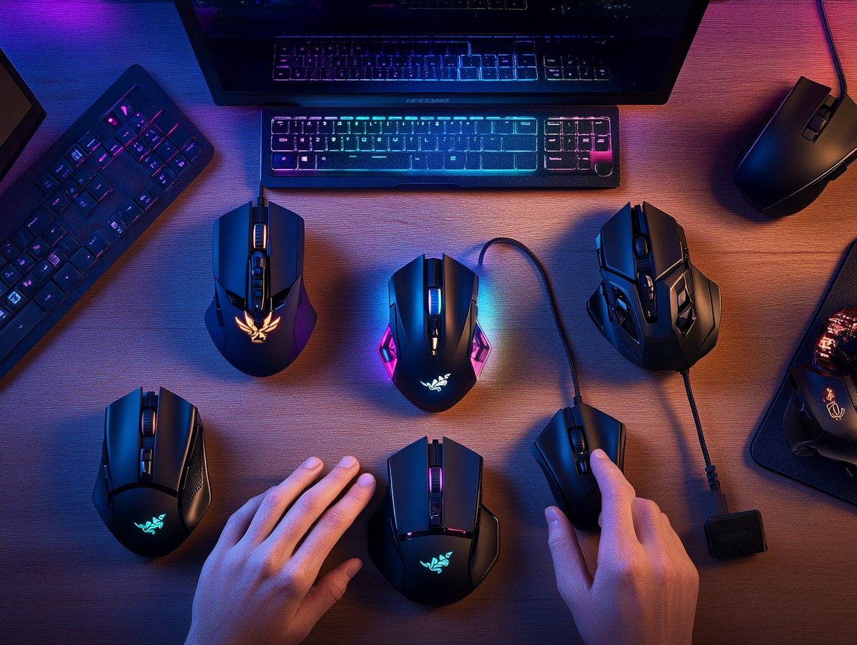 Comparison of Wired and Wireless Gaming Mice for Enhanced Gaming Experience