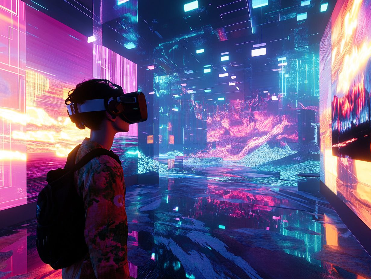 A person engaging in VR gaming, showcasing improved cognitive function