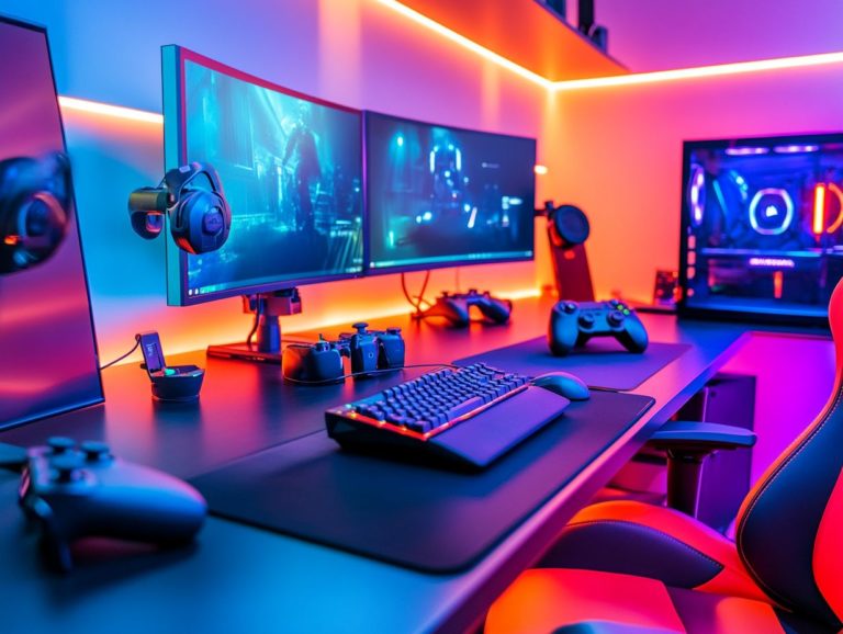 how to organize your gaming accessories