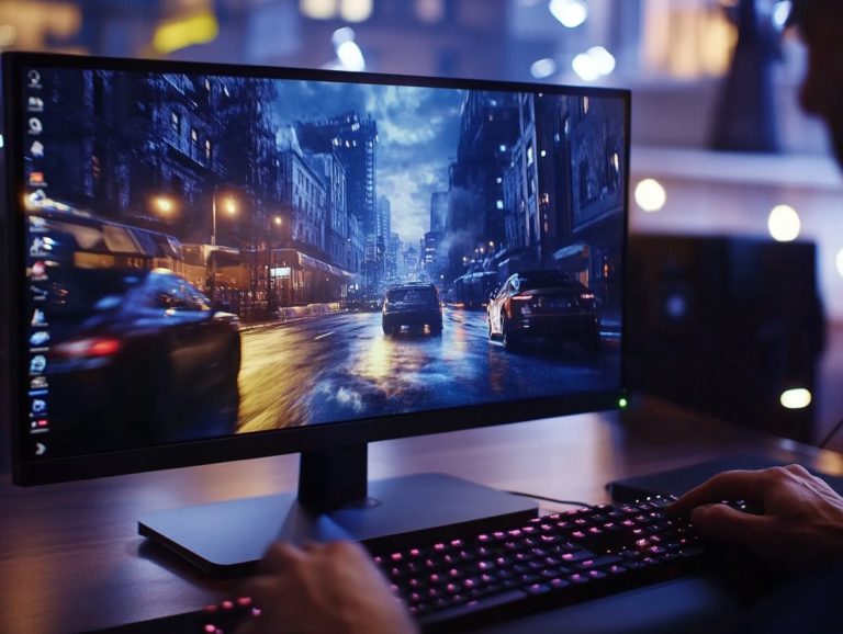 how to reduce motion blur on gaming monitors