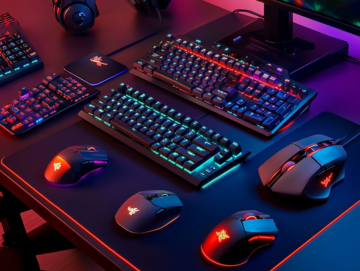 A graphic showing key takeaways for selecting a MOBA mouse.