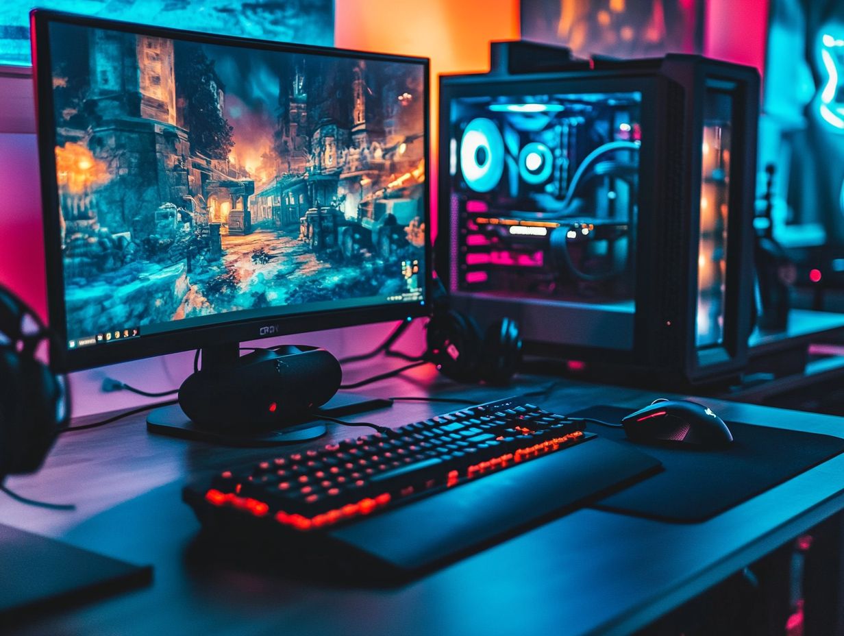 Selecting the best monitors for gaming