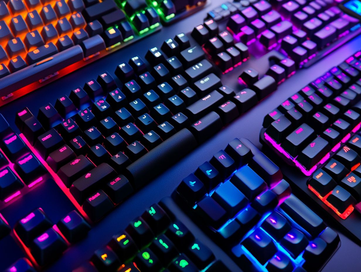 Corsair Kailh Switches showcased in a gaming setup