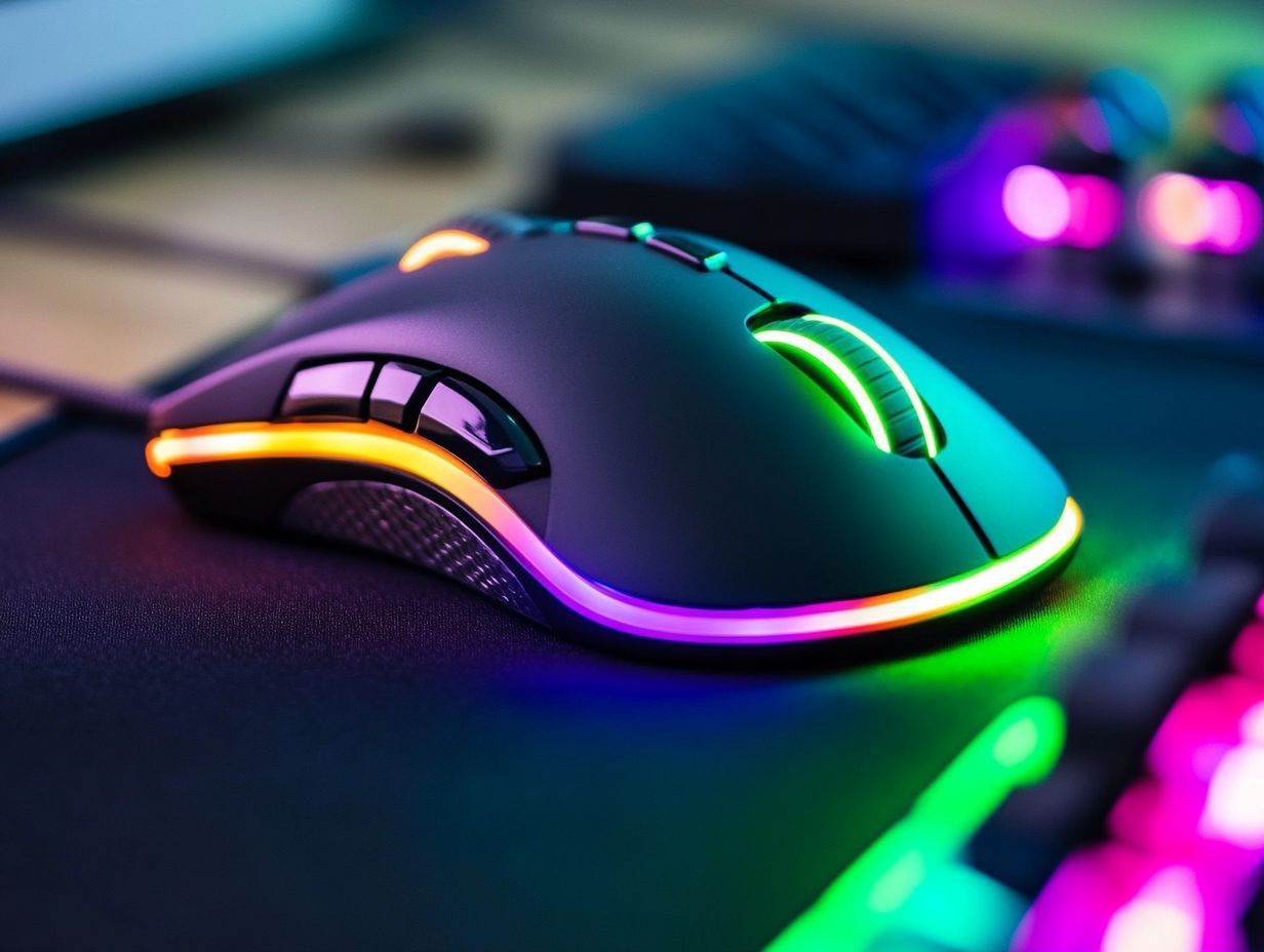 How can adjustable weight gaming mice improve my gameplay?