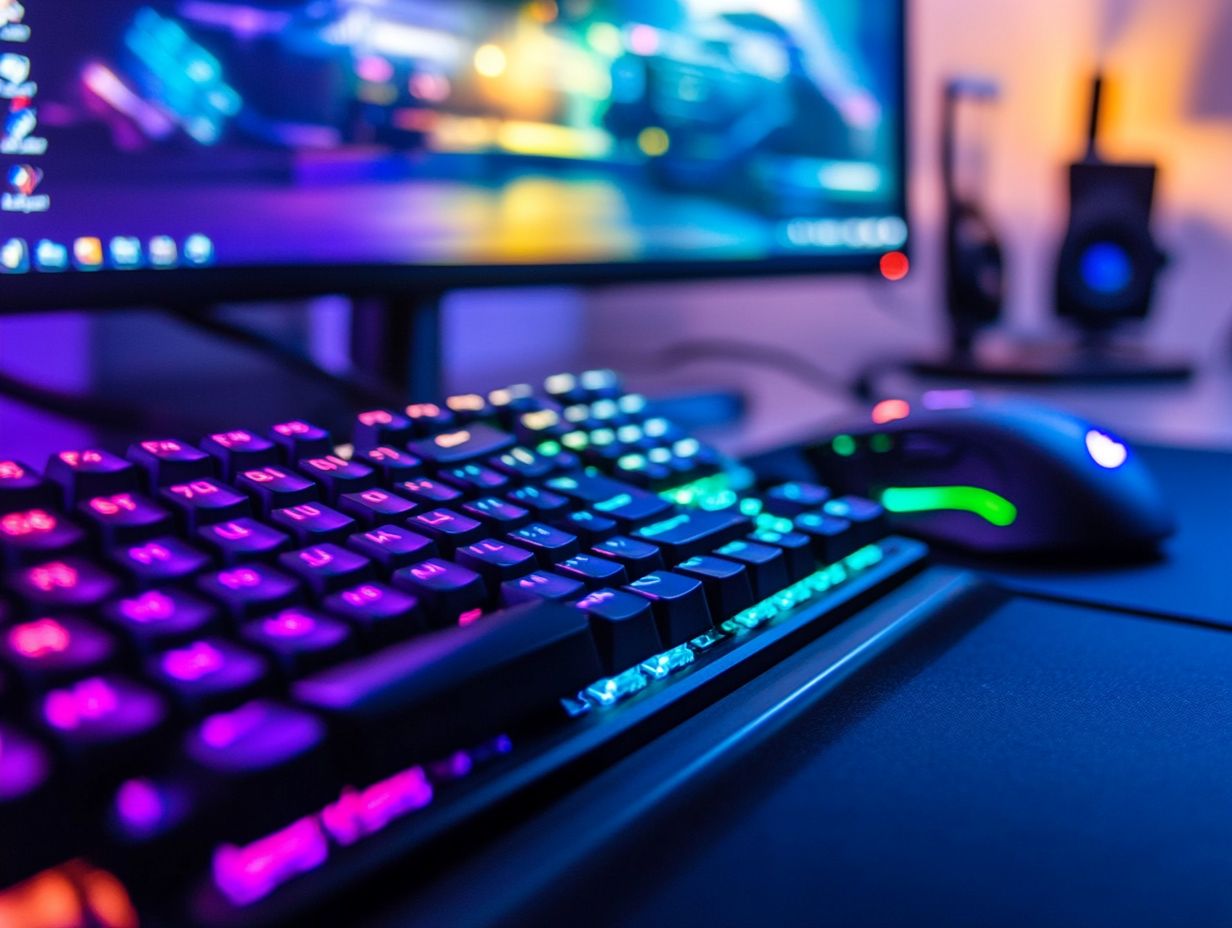 What are the benefits of using mechanical keyboards for gaming?