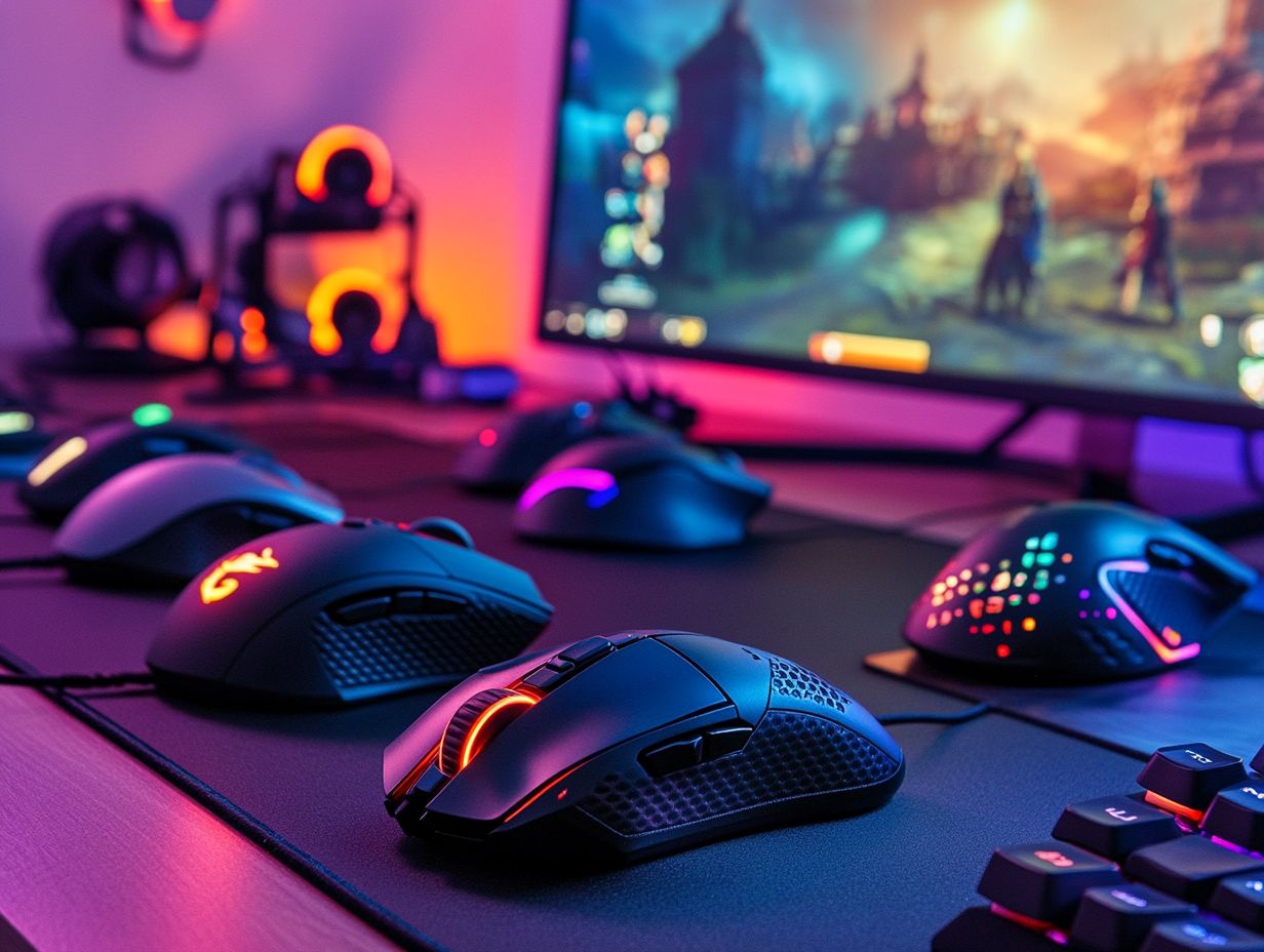 A gaming mouse with customizable features ideal for RPG players