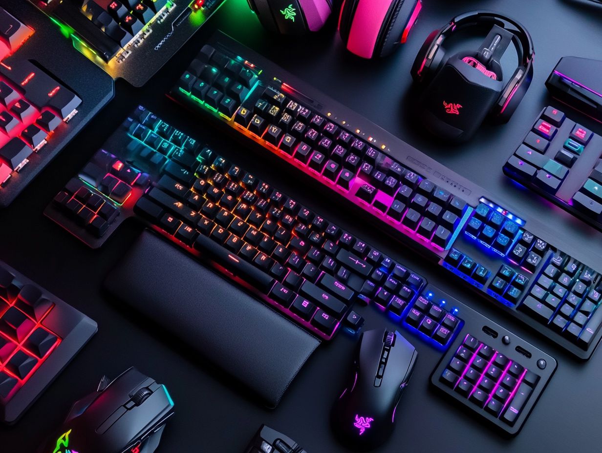 An image representing frequently asked questions about gaming keyboards