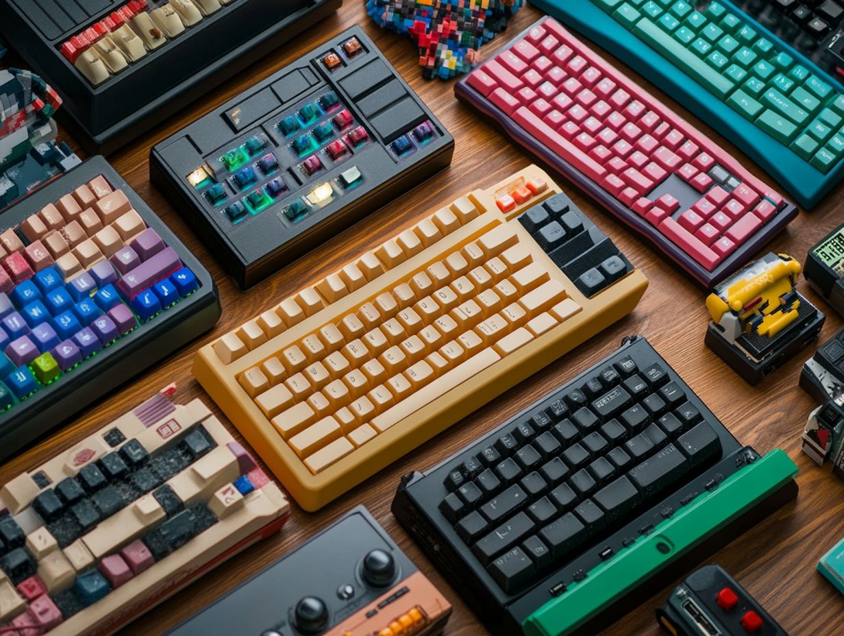 7. Retro-Style Keyboards