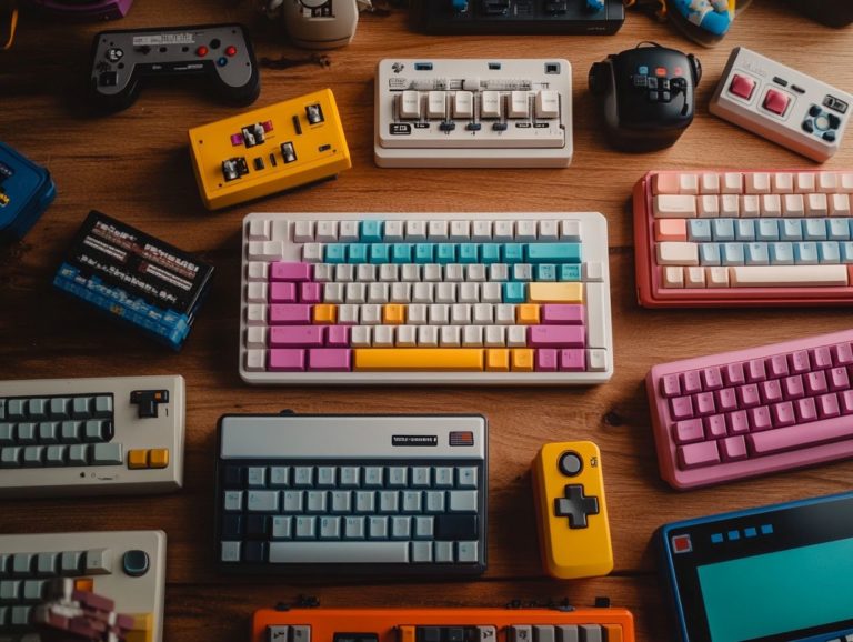 the best keyboards for retro gaming