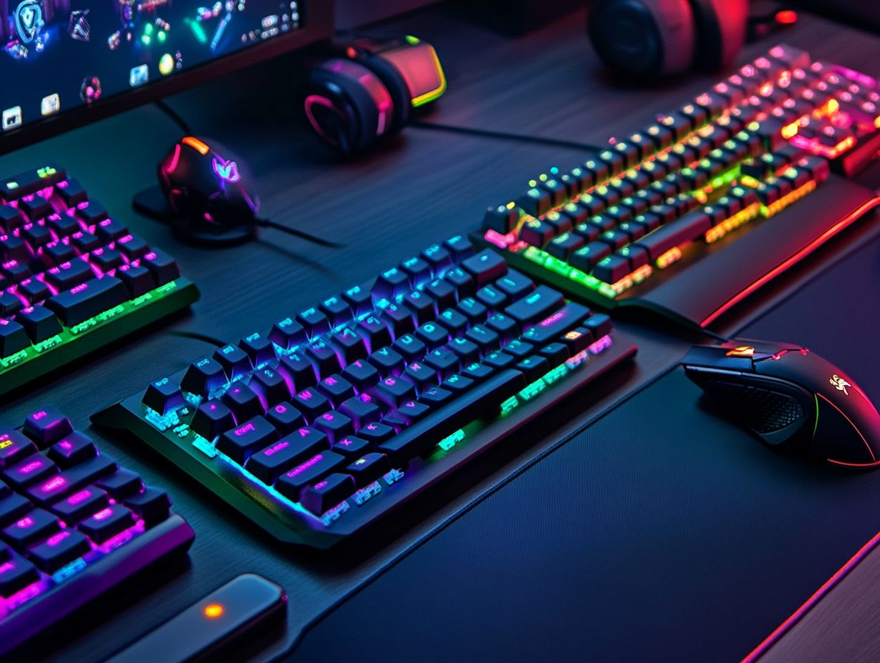 Top Brands for Gaming Keyboards - Corsair, Razer, Logitech