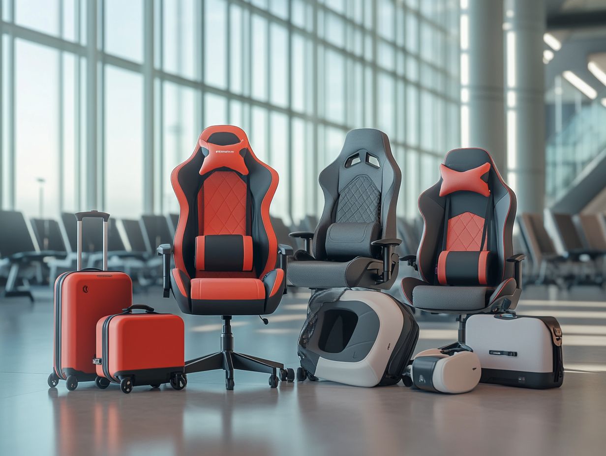 A lightweight gaming chair showcasing its features and care tips