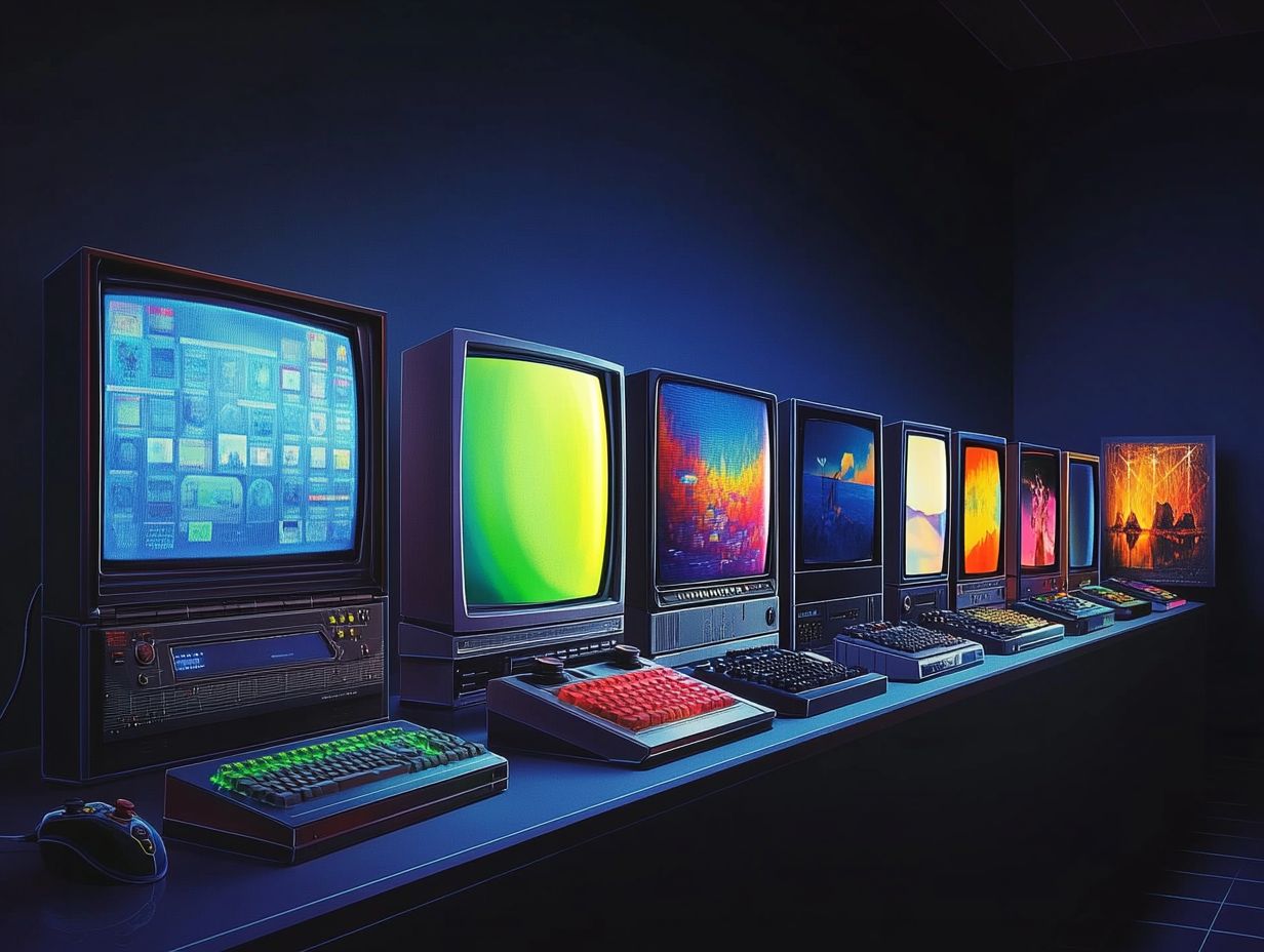 Image showcasing Key Takeaways in gaming monitors evolution