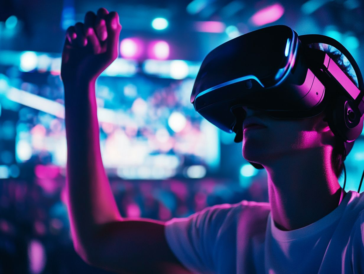 What is the role of VR in e-sports?