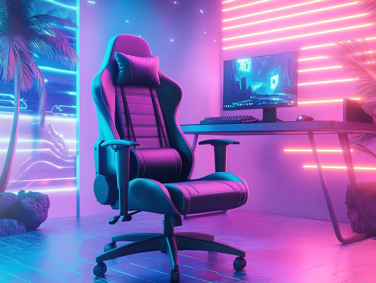 How do gaming chairs provide comfort?