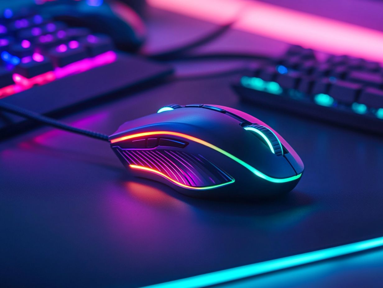 What is the importance of high tracking accuracy in a gaming mouse?