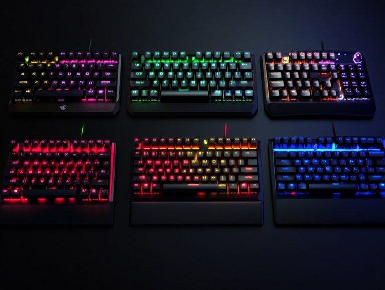 top 5 gaming keyboards with customizable lighting