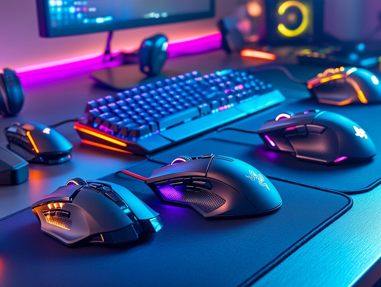 What are the top 5 gaming mice for esports competitions?