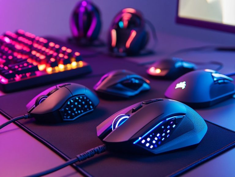 top 5 gaming mice for esports competitions