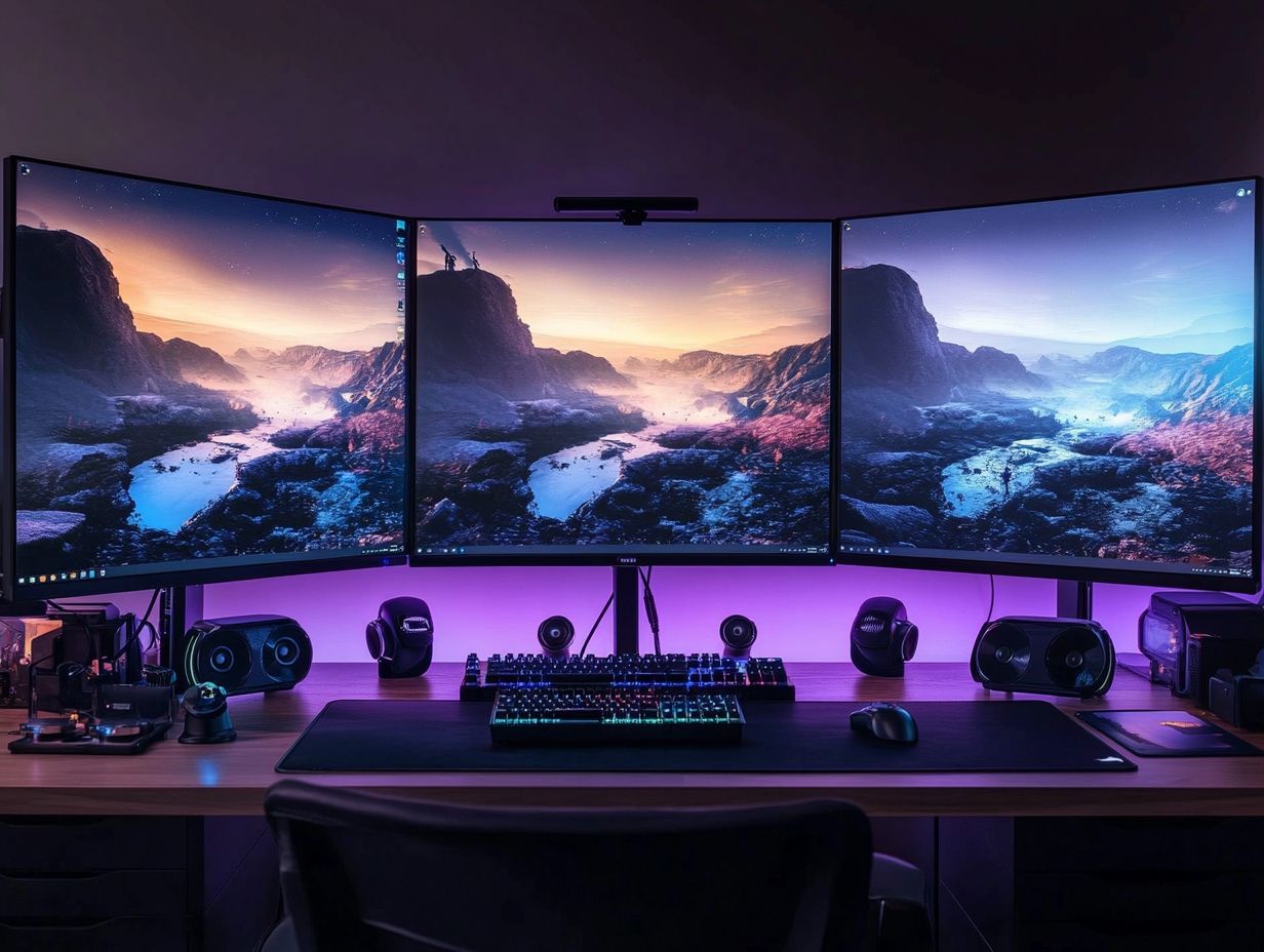 Showcasing other top monitors for VR gaming