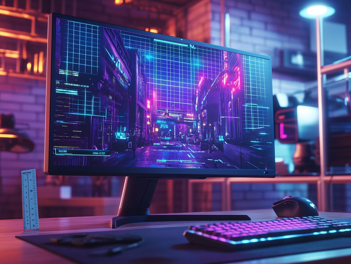 An overview of key takeaways about monitor resolution for gaming.