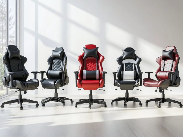 understanding the different types of gaming chairs